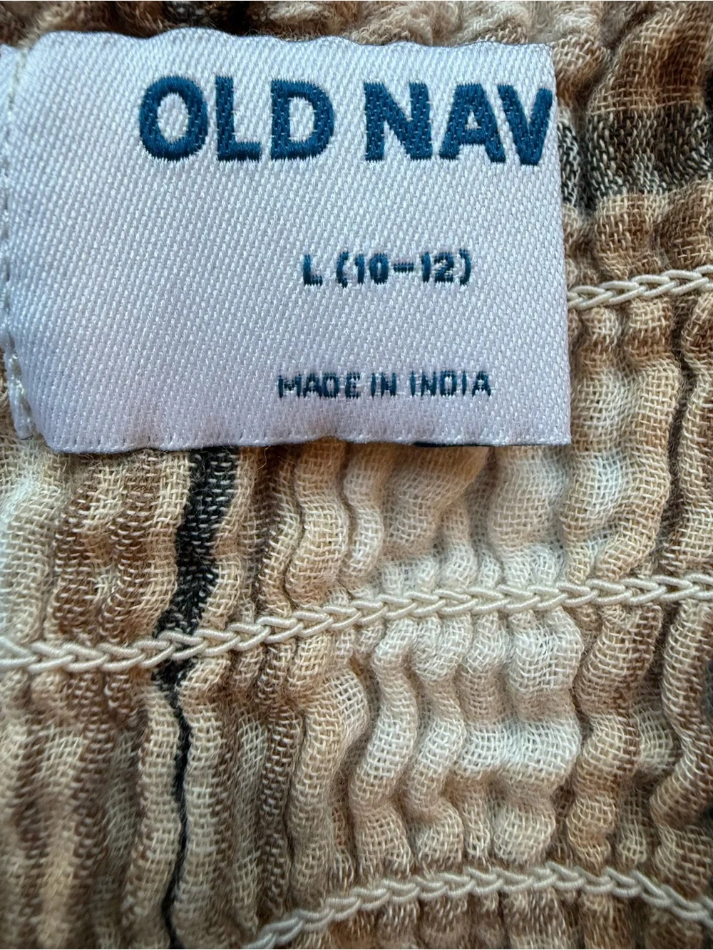 Old Navy soft plaid